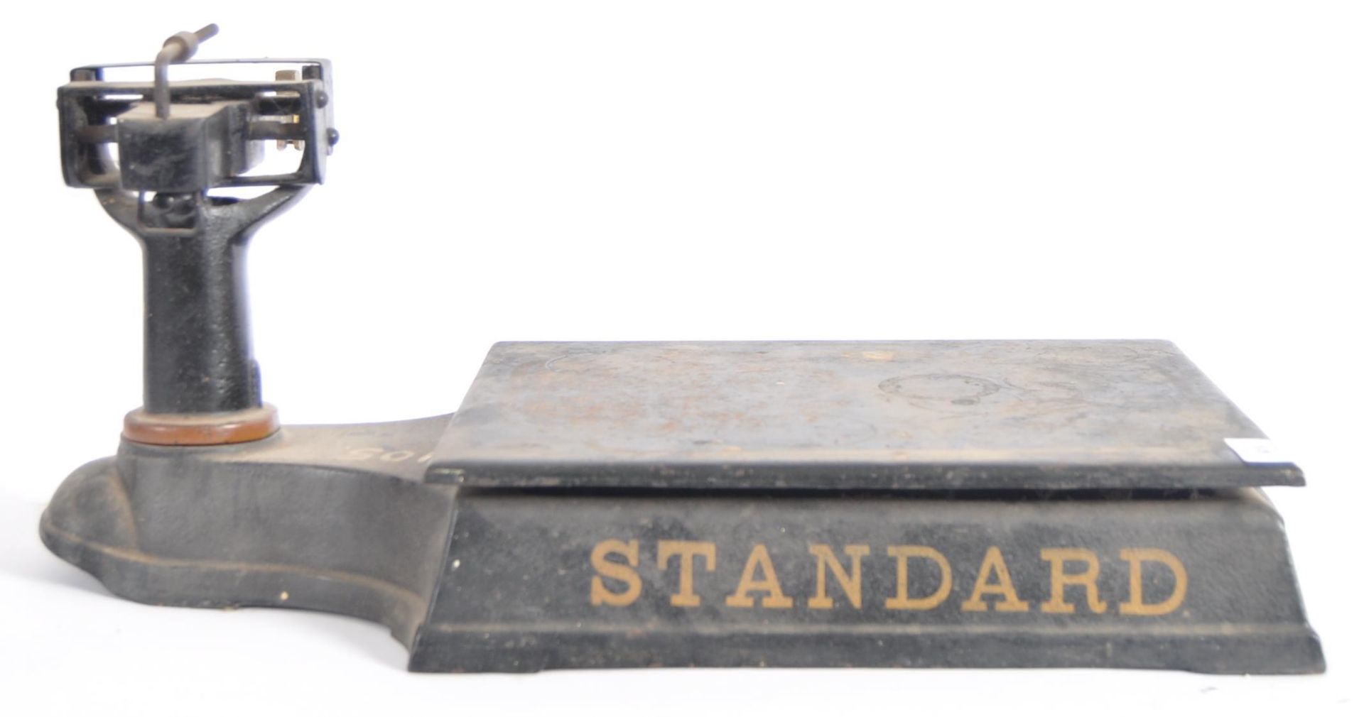 19TH CENTURY VICTORIAN SET OF CAST IRON STANDARD SCALES - Image 6 of 6