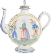 19TH CENTURY FRENCH FAIENCE TEAPOT