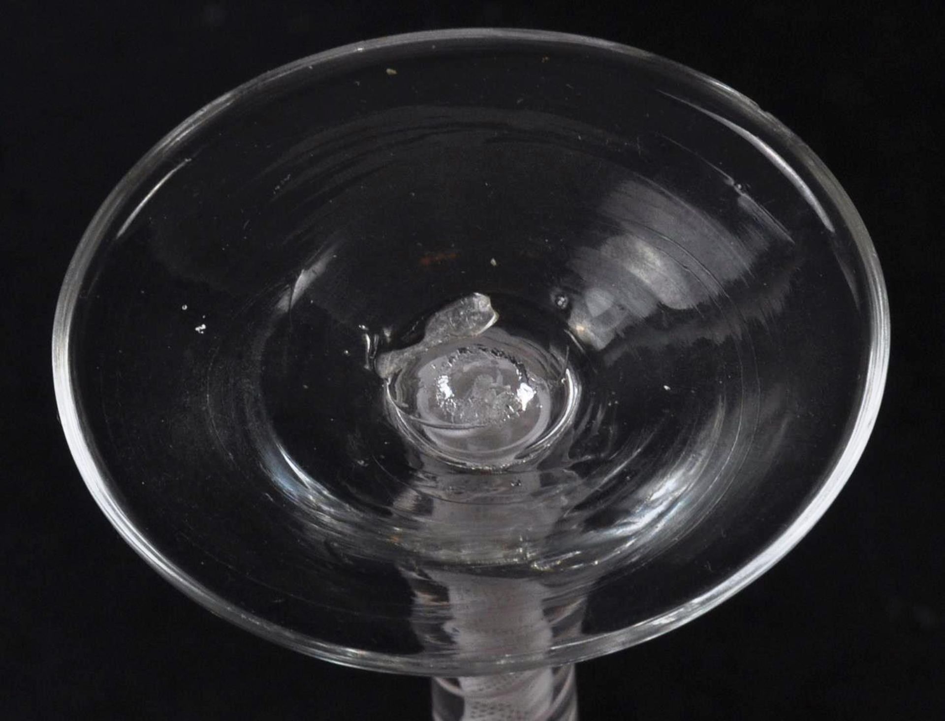 18TH CENTURY DOUBLE SERIES OPAQUE TWIST WINE GLASS - Image 5 of 5