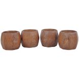 SET OF FOUR ROBERT MOUSEMAN NAPKIN RINGS