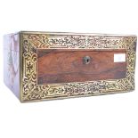 19TH CENTURY WILLIAM IV ROSEWOOD VANITY BOX