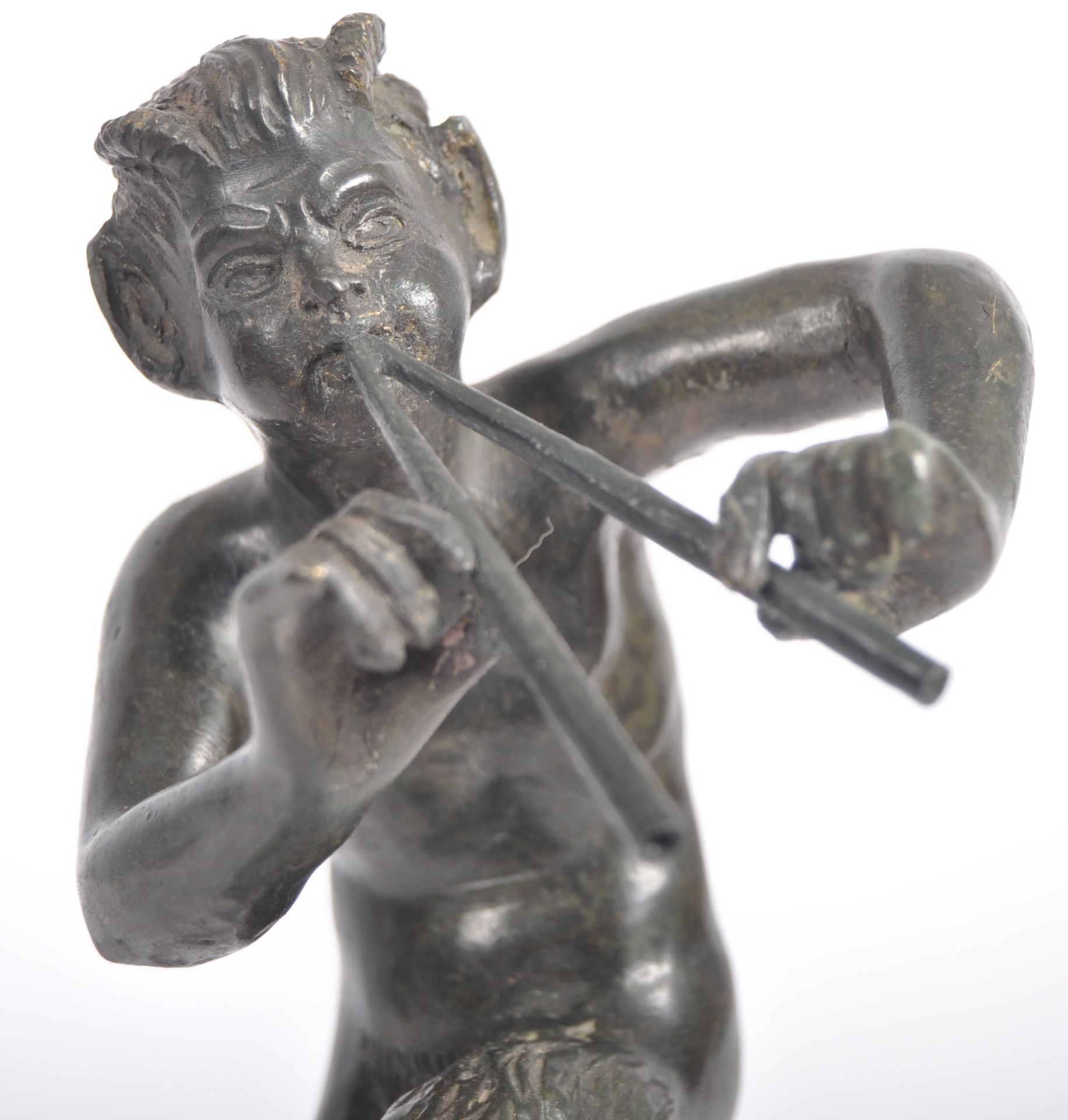 19TH CENTURY GRAND TOUR BRONZE FIGURE OF PAN - Image 7 of 8