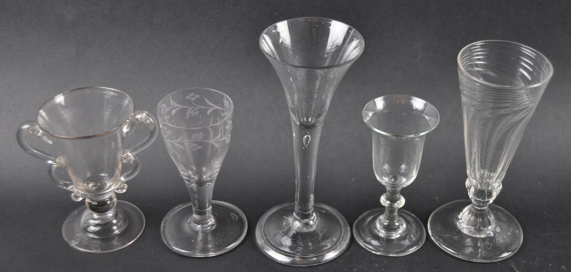 COLLECTION OF 18TH CENTURY GLASSWARE - Image 2 of 7