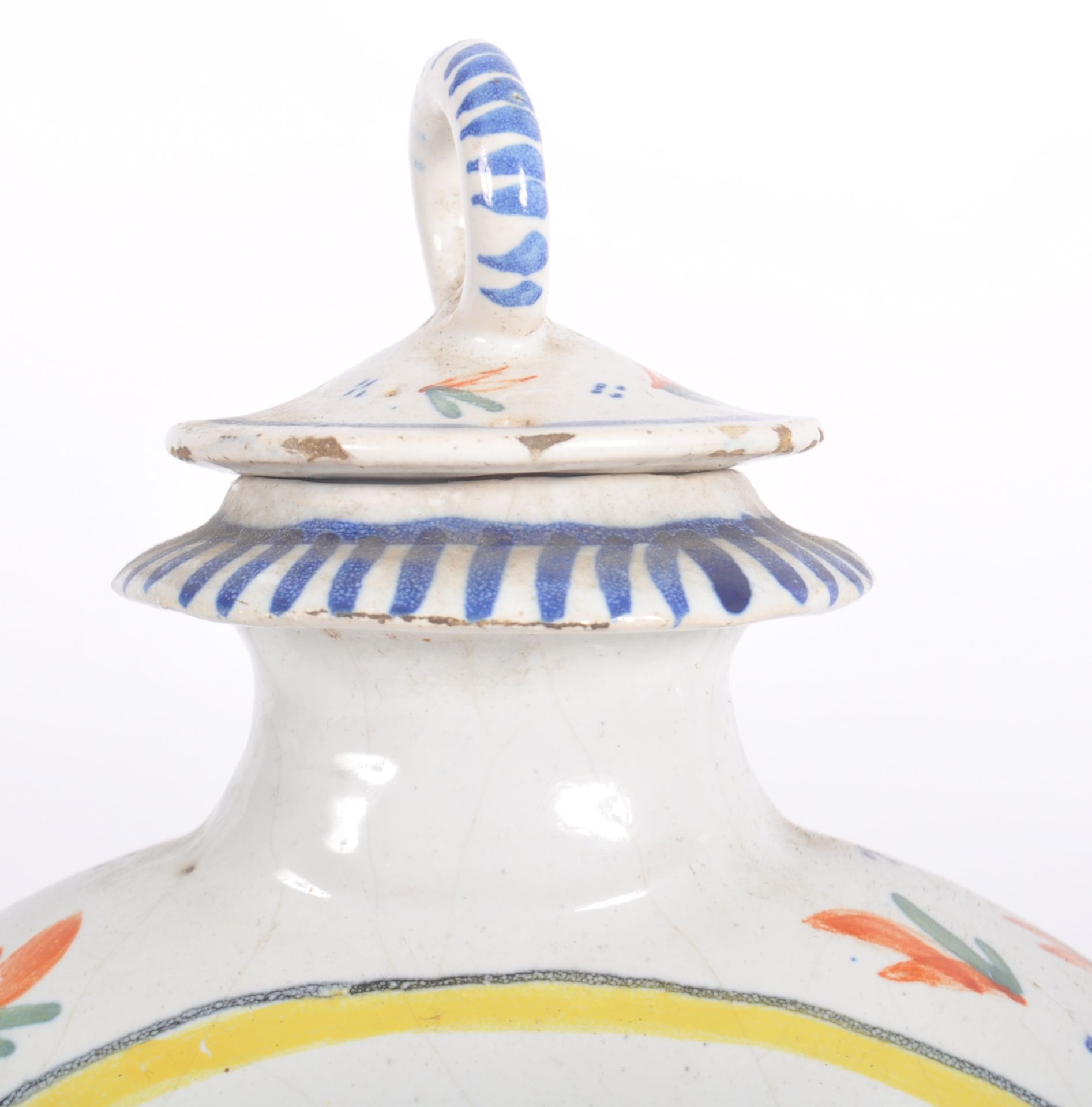19TH CENTURY FRENCH FAIENCE TEAPOT - Image 3 of 13