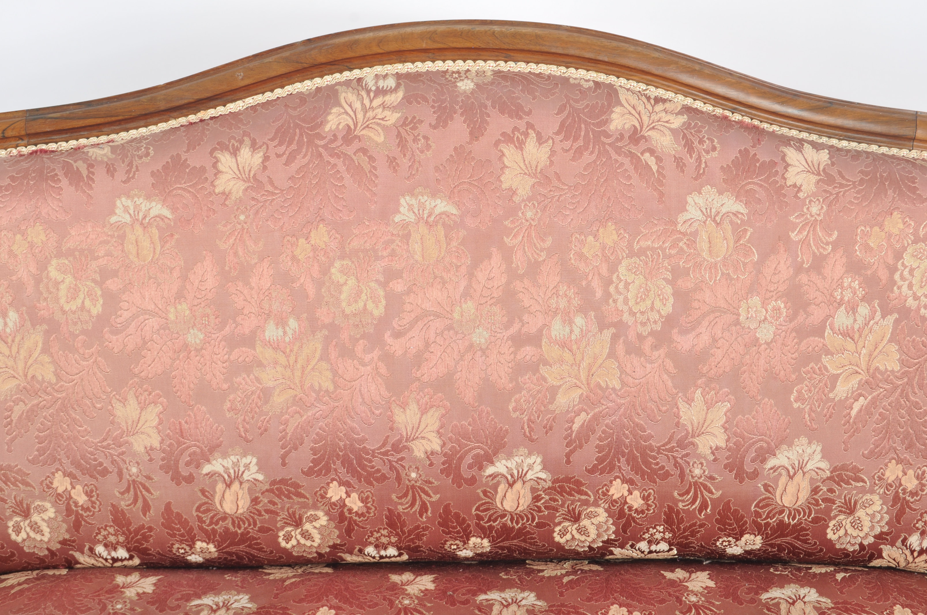 19TH CENTURY VICTORIAN ROSEWOOD SOFA SETTEE - Image 6 of 7