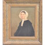 19TH CENTURY OIL PORTRAIT PAINTING OF MRS PUTTERNE