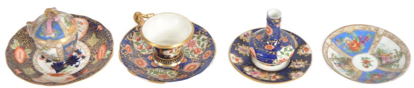 COLLECTION OF 19TH & 20TH CENTURY PORCELAIN TABLEWARES