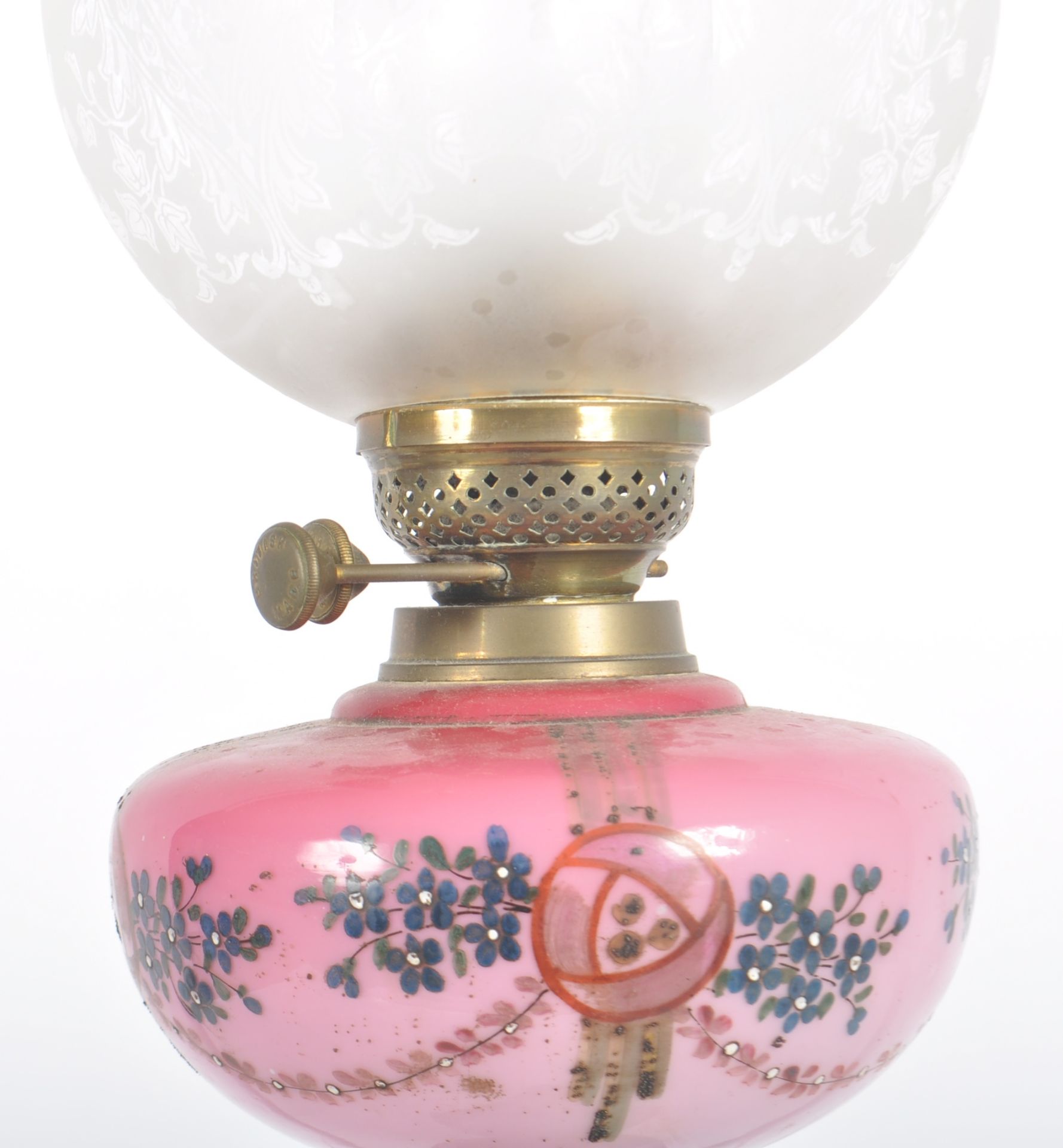 19TH CENTURY VICTORIAN NEOCLASSICAL OIL LAMP - Image 8 of 8