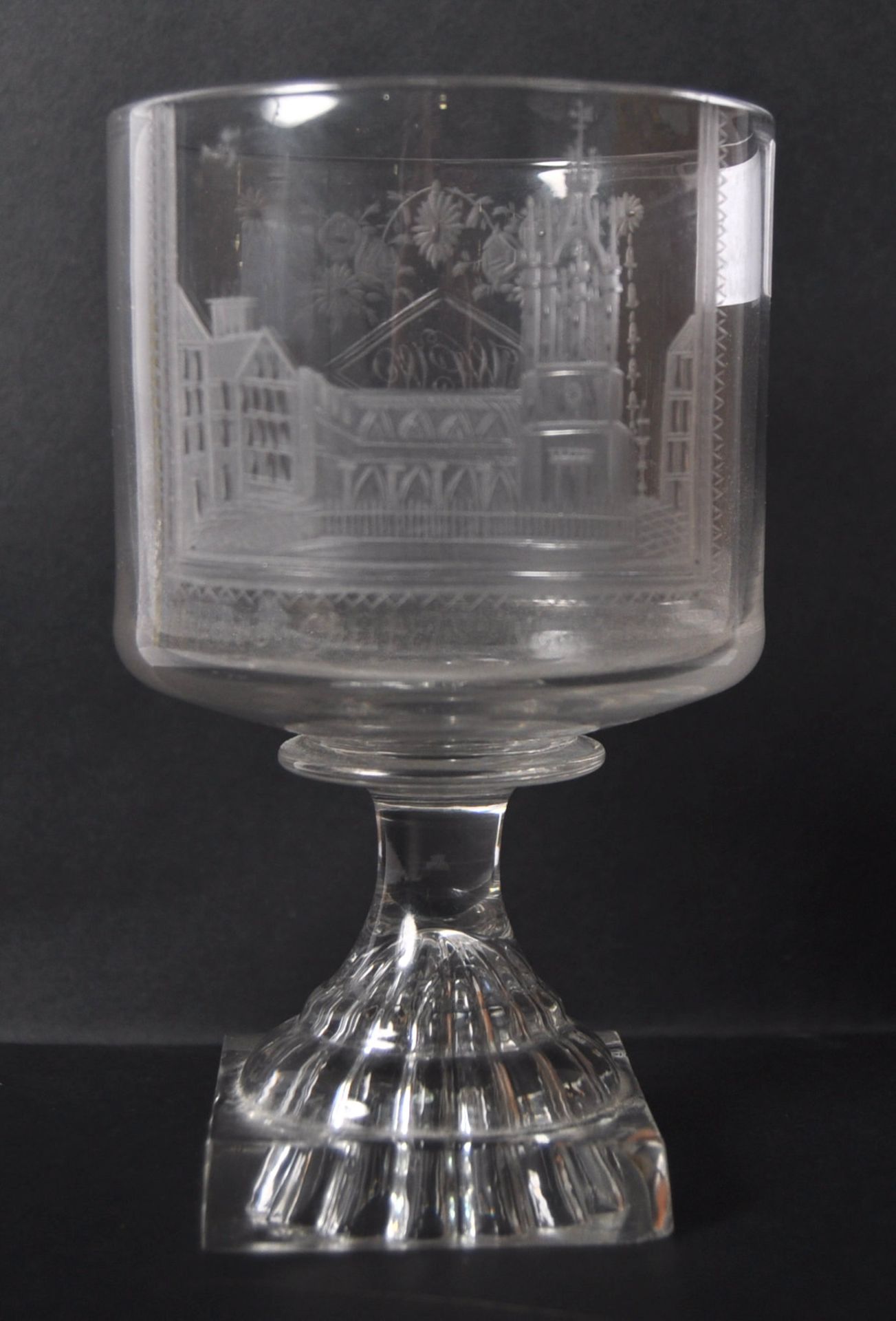 19TH CENTURY VICTORIAN NEWCASTLE CHURCH GOBLET