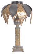 ATTRIBUTED TO BRADLEY & HUBBARD - TREE TABLE LAMP