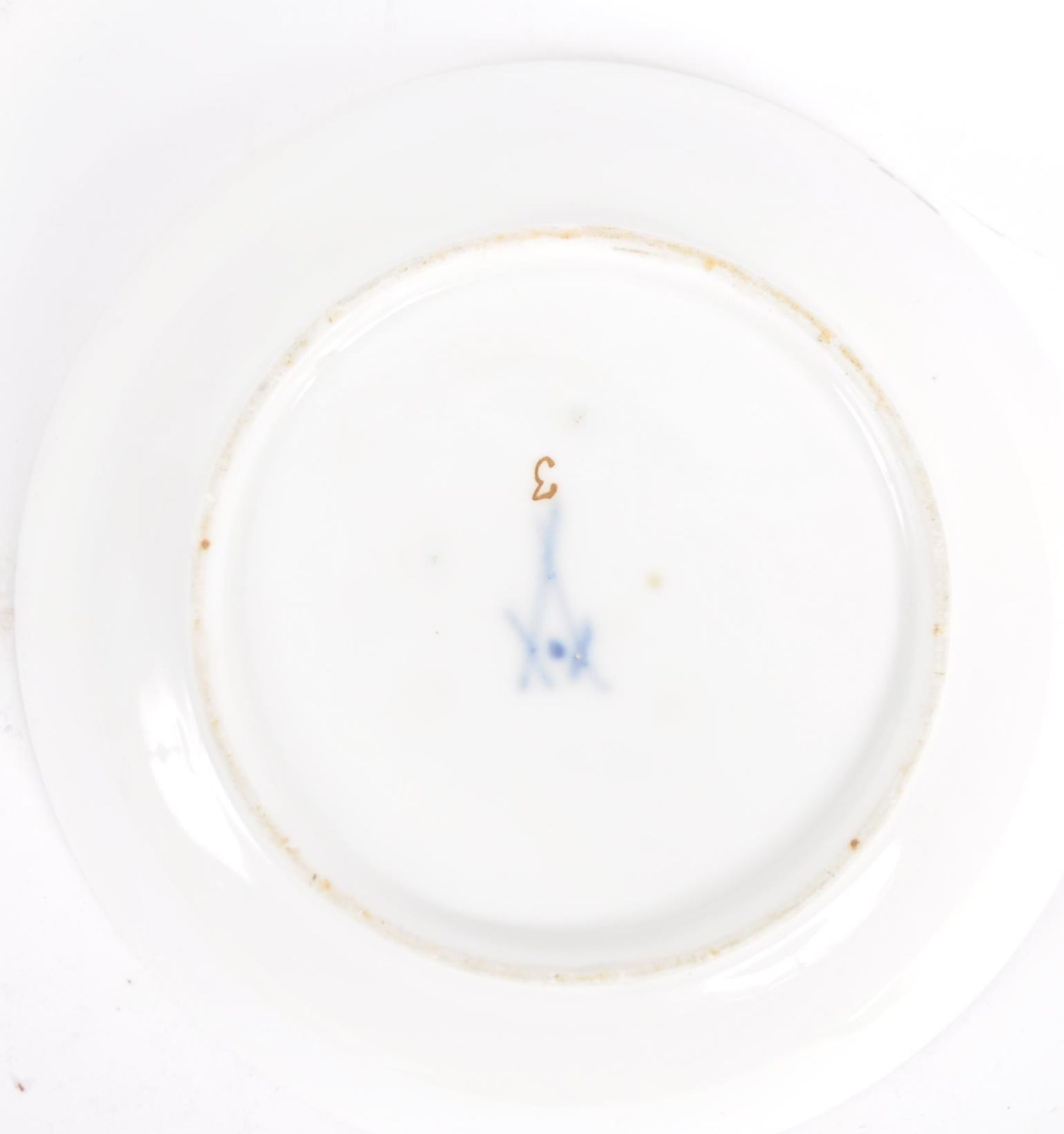 19TH CENTURY MEISSEN BLUE & WHITE PORCELAIN TEA SET - Image 12 of 18