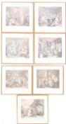 SET OF 18TH CENTURY HOGARTH ENGRAVINGS