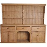 19TH CENTURY VICTORIAN DOG KENNEL PINE WELSH DRESSER