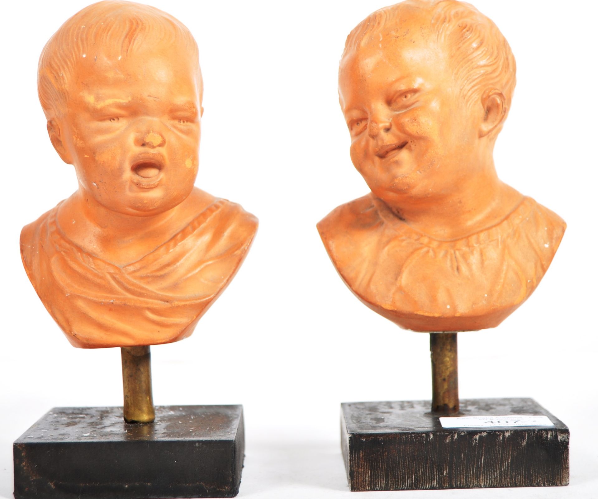 PAIR OF 19TH CENTURY TERRACOTTA BUSTS - Image 2 of 7