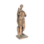 19TH CENTURY BRONZE FIGURINE OF DIANE DE GABIES