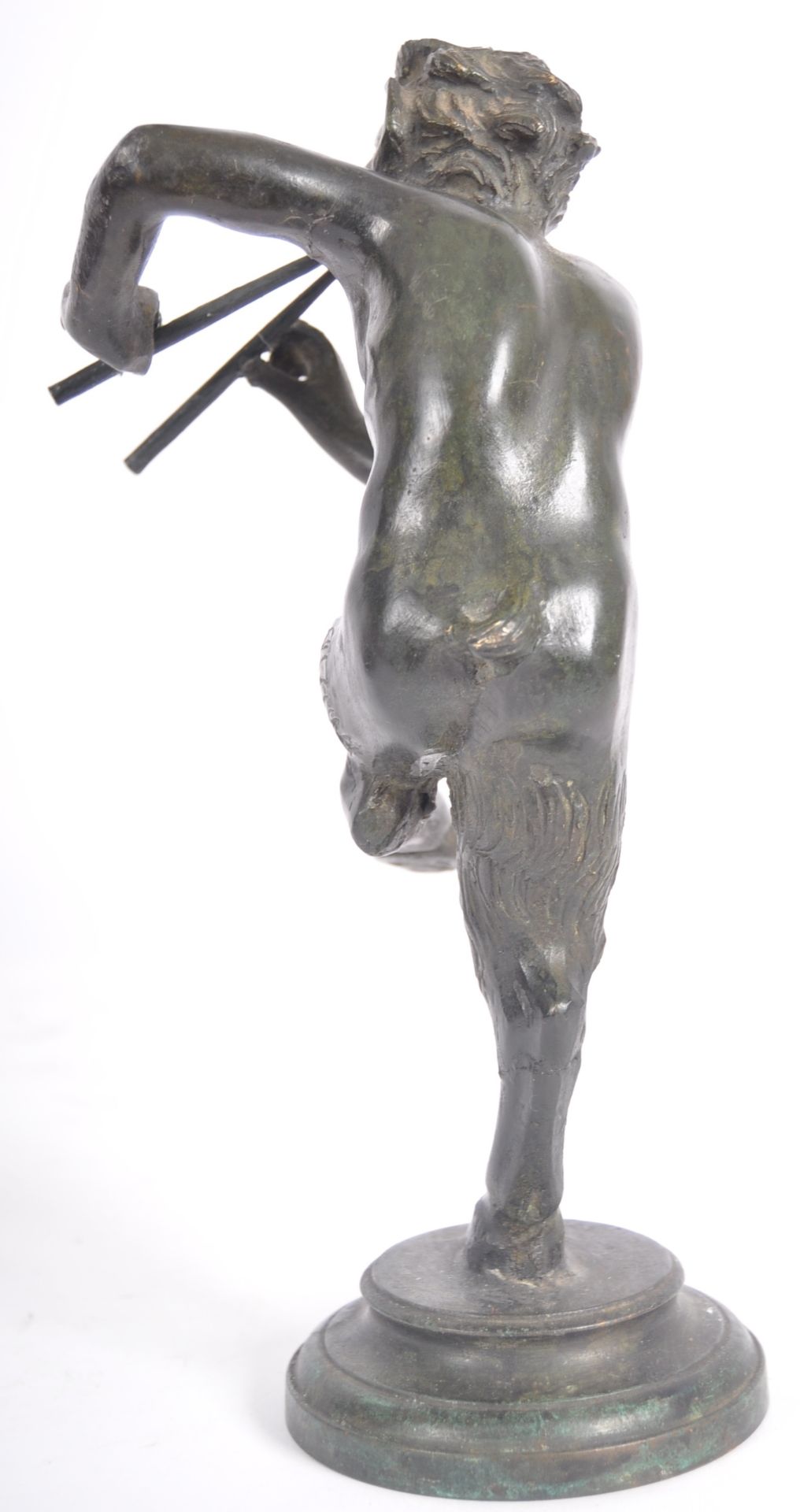 19TH CENTURY GRAND TOUR BRONZE FIGURE OF PAN - Image 4 of 8