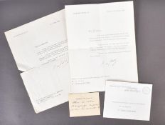 TWO SIGNED LETTERS FROM CHARLES DE GAULLE TO F. O. MIKSCHE