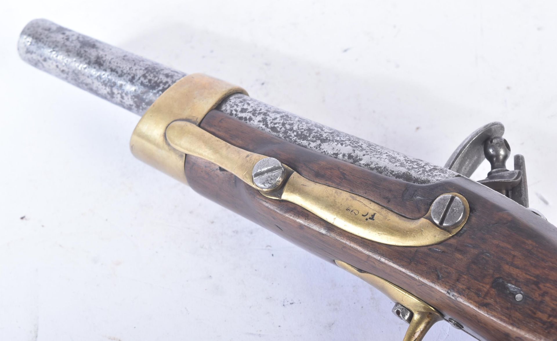 EARLY 19TH CENTURY FRENCH 1ST EMPIRE NAPOLEONIC FLINTLOCK PISTOL - Image 6 of 7