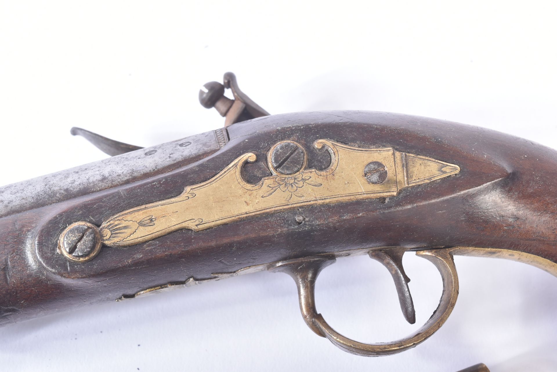 PAIR OF LATE 18TH CENTURY JOHN PROBIN FLINT LOCK PISTOLS - Image 6 of 14