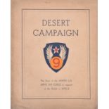 WWII SECOND WORLD WAR - DESERT CAMPAIGN 1943 NINTH ARMY