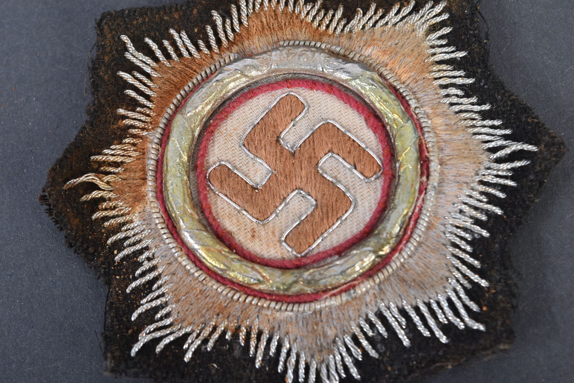 WWII SECOND WORLD WAR DEUTSCHES KREUZ / GERMAN CROSS PATCH - Image 2 of 3