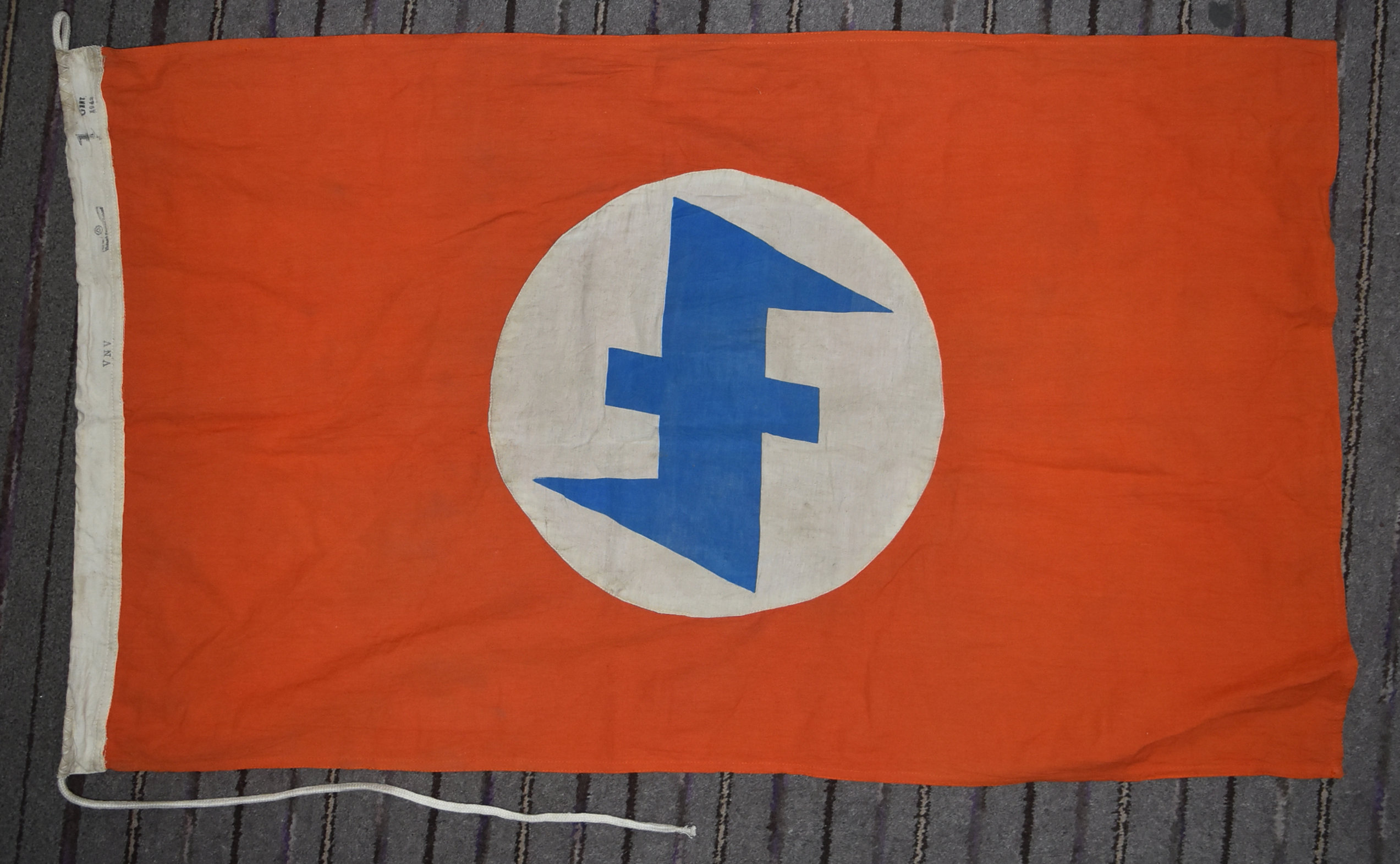 WWII SECOND WORLD WAR DUTCH FASCIST PARTY FLAG