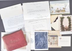 AUTOGRAPH ALBUM INCLUDING LETTER FROM DWIGHT EISENHOWER