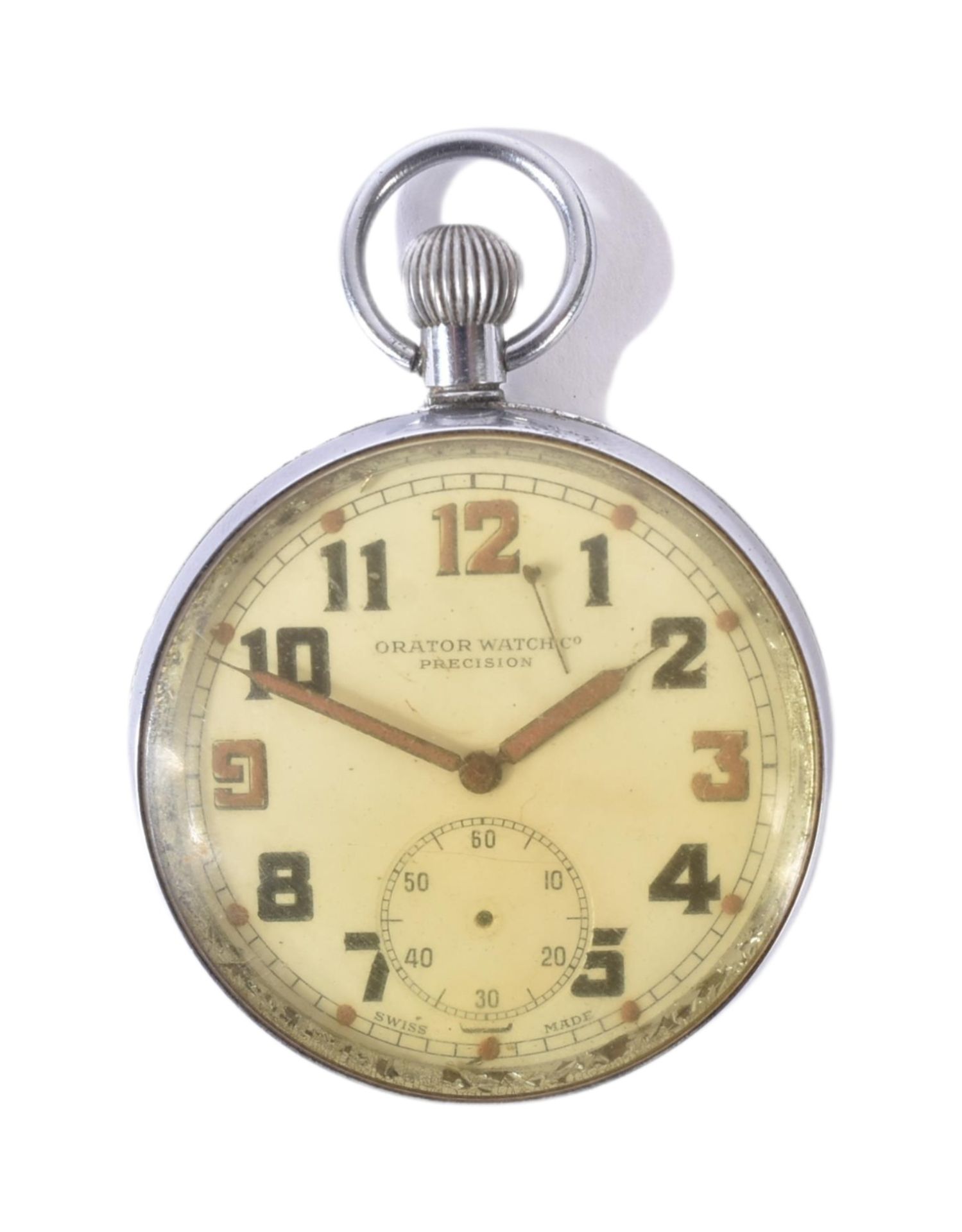 VINTAGE BRITISH MILITARY GENERAL SERVICE POCKET WATCH