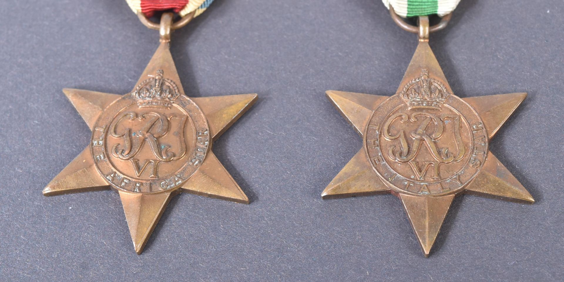 WWII SECOND WORLD WAR - MEDAL GROUP INC. ITALY & AFRICA STAR - Bild 4 aus 4