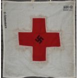 WWII SECOND WORLD WAR GERMAN THIRD REICH SS RED CROSS FLAG