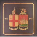 MID 20TH CENTURY VINTAGE GREAT WESTERN RAILWAYS COAT OF ARMS