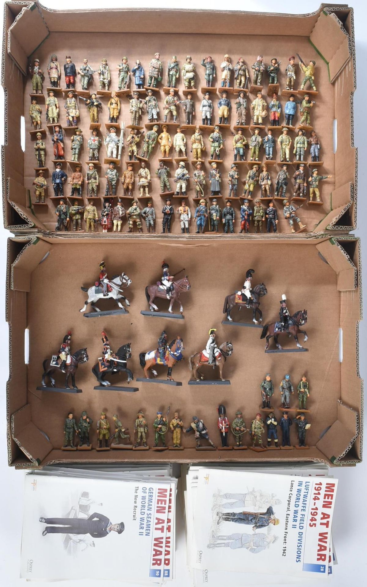 LARGE COLLECTION OF DEL PRADO MEN AT WAR MODEL FIGURES