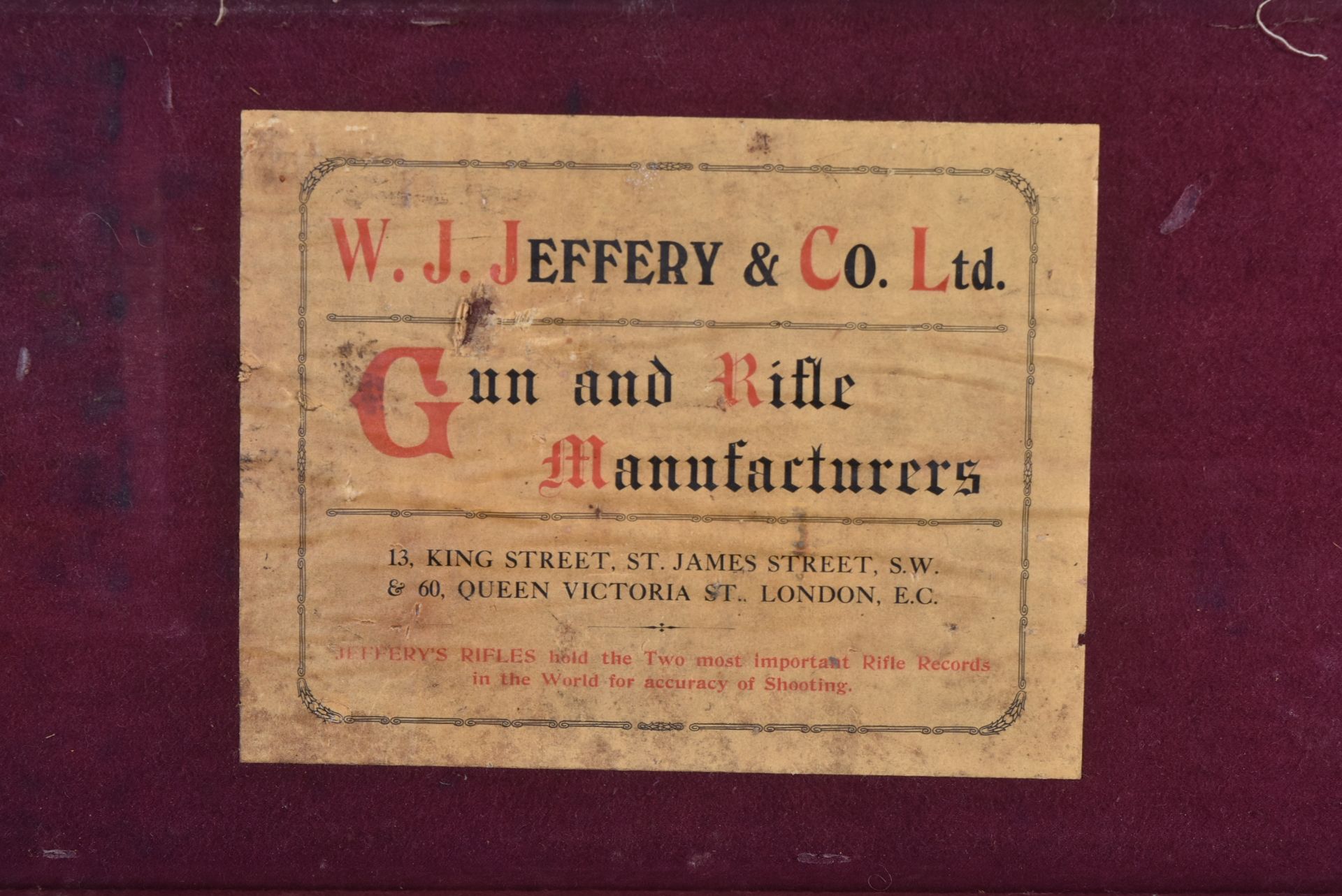 W. J. JEFFREY & CO LTD - VINTAGE SHOTGUN CASE - Bild 2 aus 6