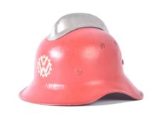 WWII SECOND WORLD WAR GERMAN VOLKSWAGEN FACTORY FIRE CREW HELMET