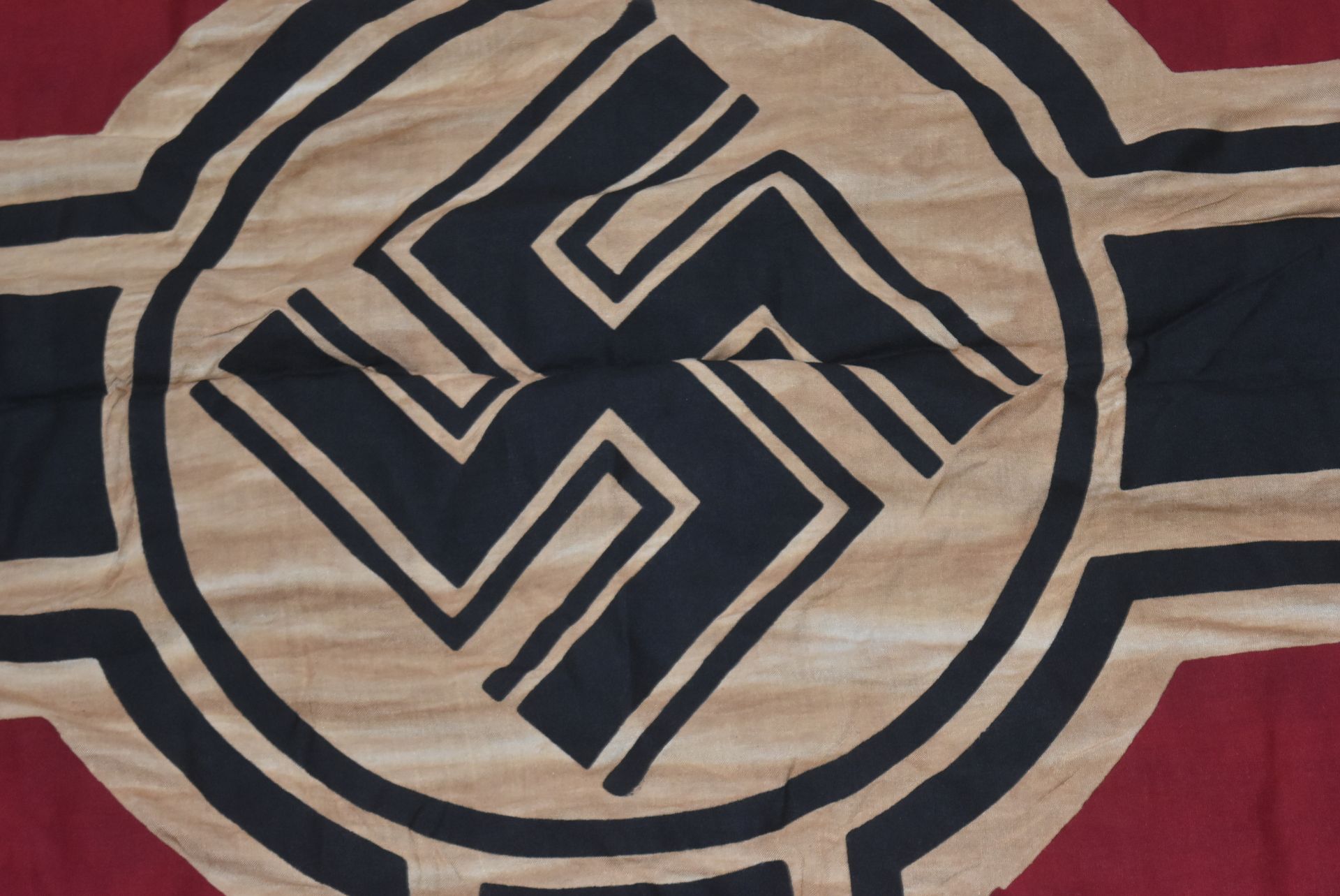 WWII SECOND WORLD WAR GERMAN THIRD REICH BATTLE FLAG - Image 2 of 5