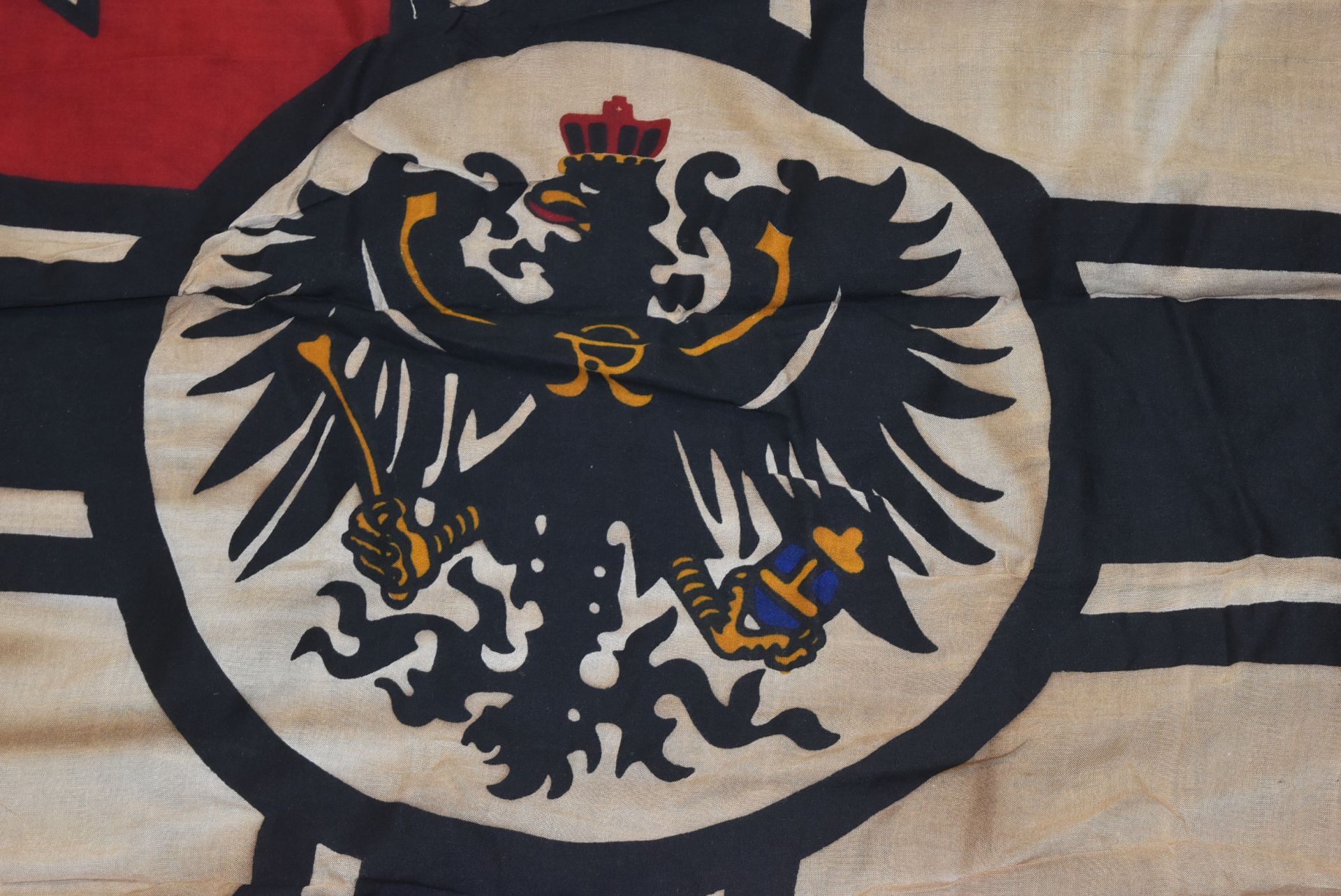 WWI FIRST WORLD WAR IMPERIAL GERMAN EMPIRE WAR FLAG - Image 2 of 5