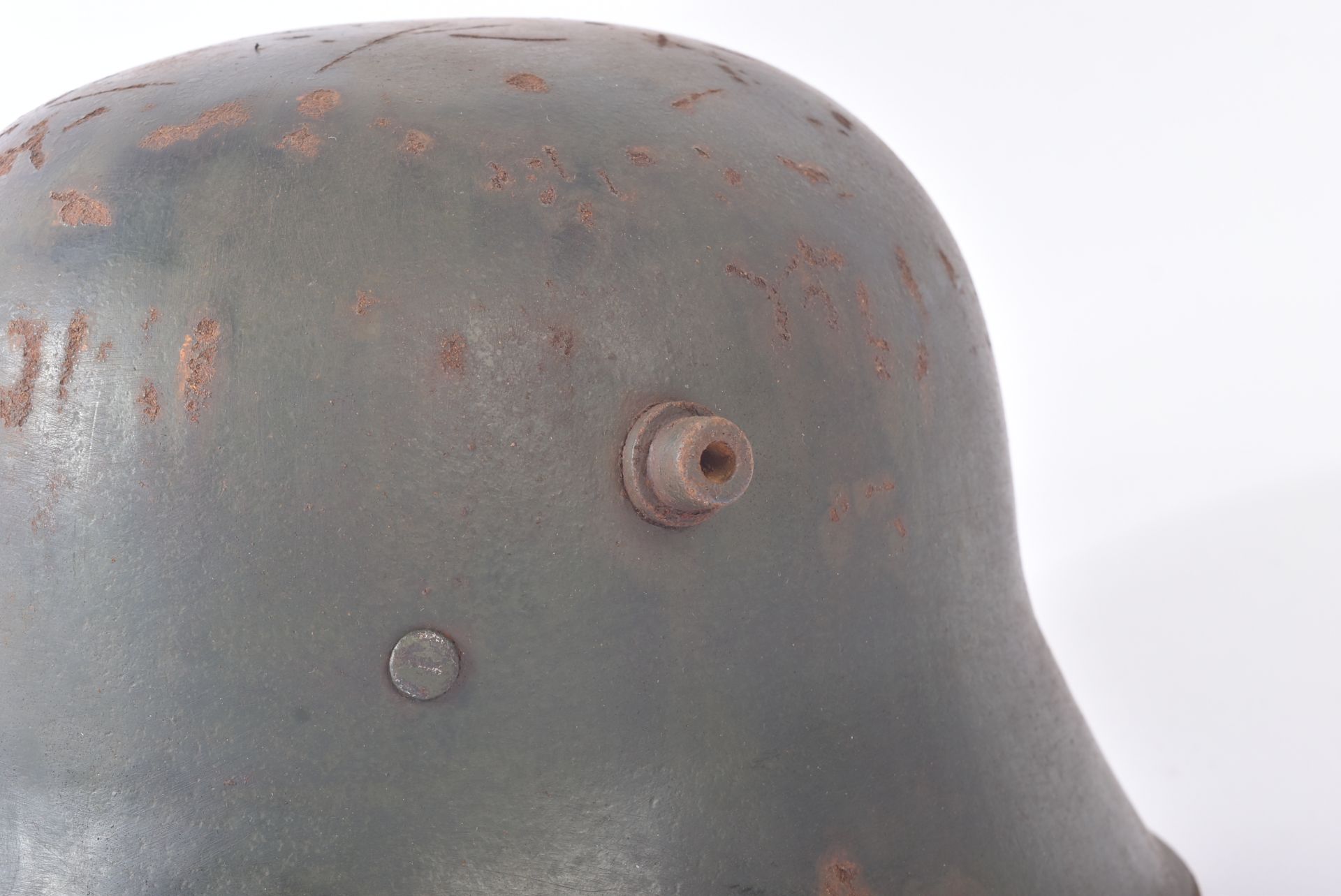 WWI FIRST WORLD WAR IMPERIAL GERMAN M16 STAHLHELM HELMET - Image 2 of 5