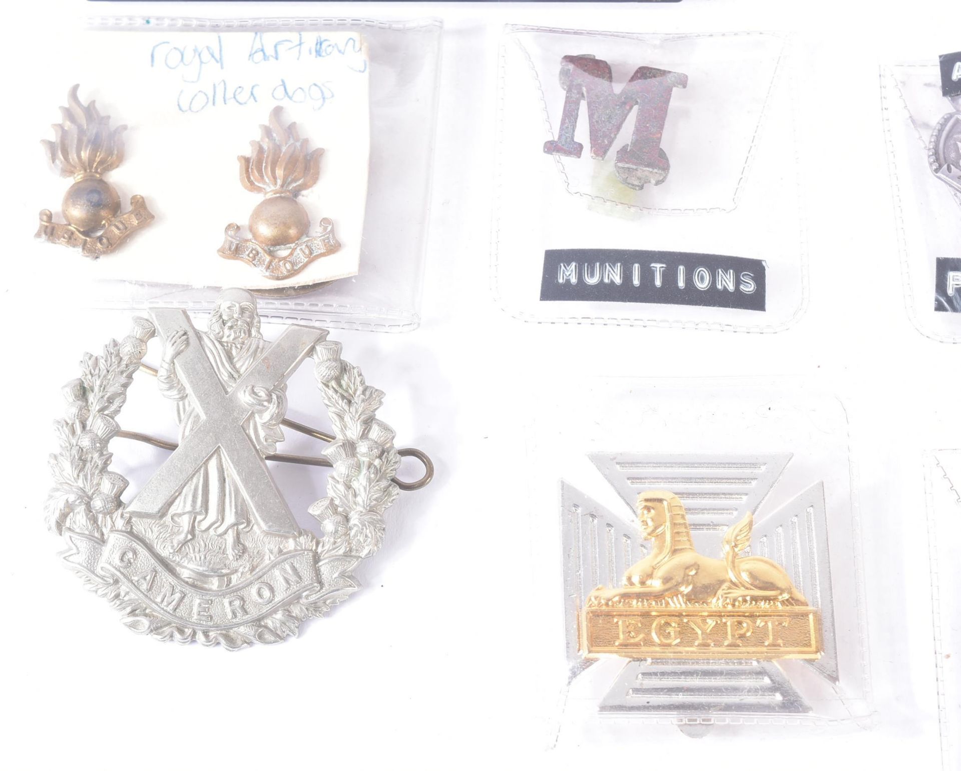 COLLECTION OF ASSORTED SECOND WORLD WAR MILITARY CAP BADGES - Image 6 of 9