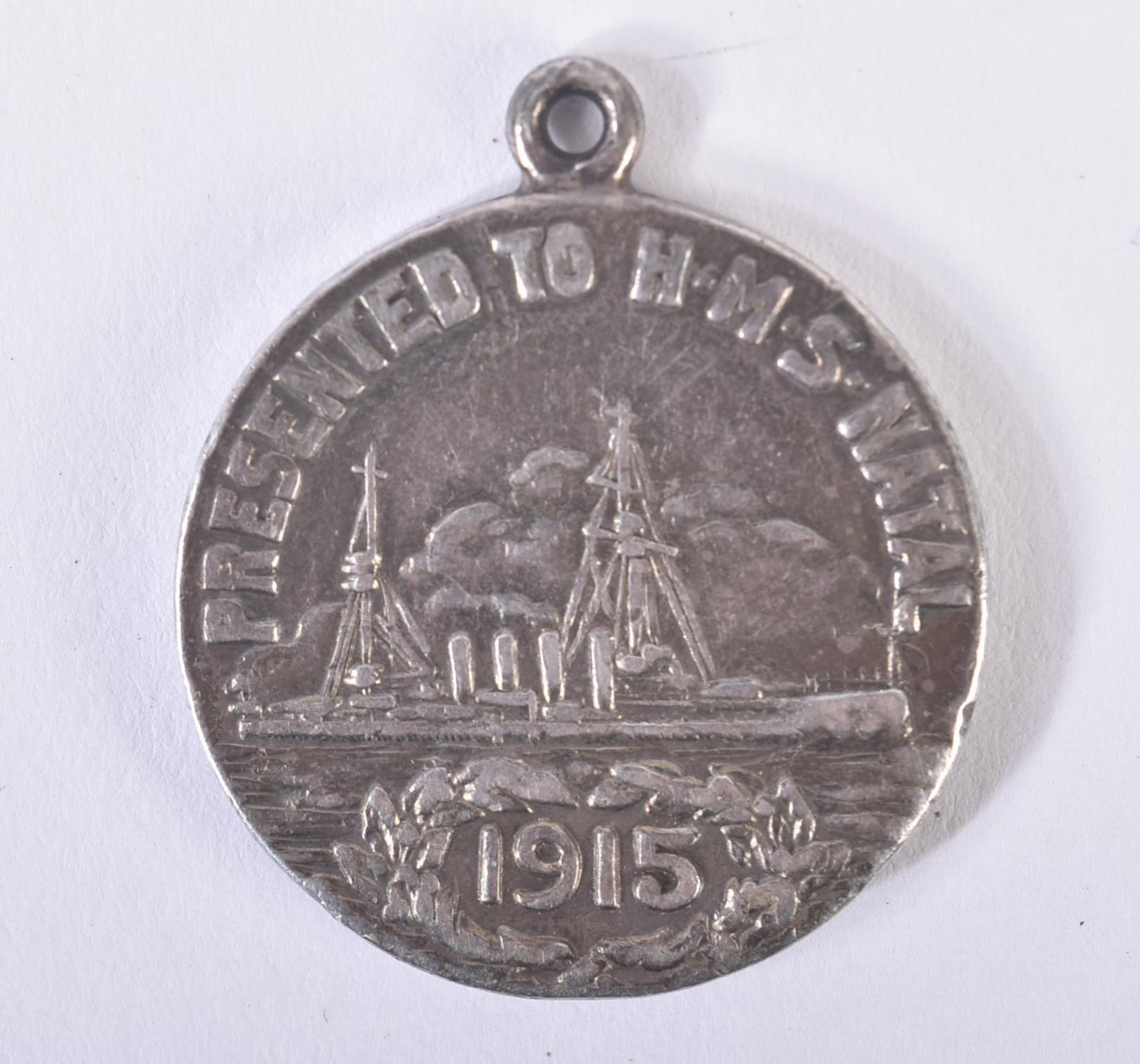 WWI FIRST WORLD WAR - SCARCE HMS NATAL MEDAL - Image 2 of 4