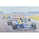 FORMULA 1 RACING - TONY SMITH - BRITISH GREATS - SIGNED PRINT