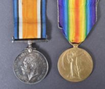 WWI FIRST WORLD WAR MEDAL DUO - ROYAL HIGHLANDERS