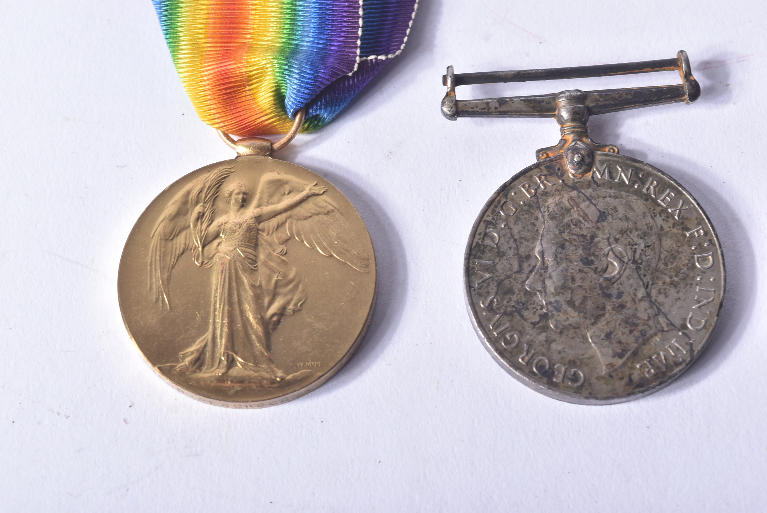 WWI MEDAL DUO & WWII DEFENCE MEDAL - SOUTH STAFFORDSHIRE REG - Image 3 of 6