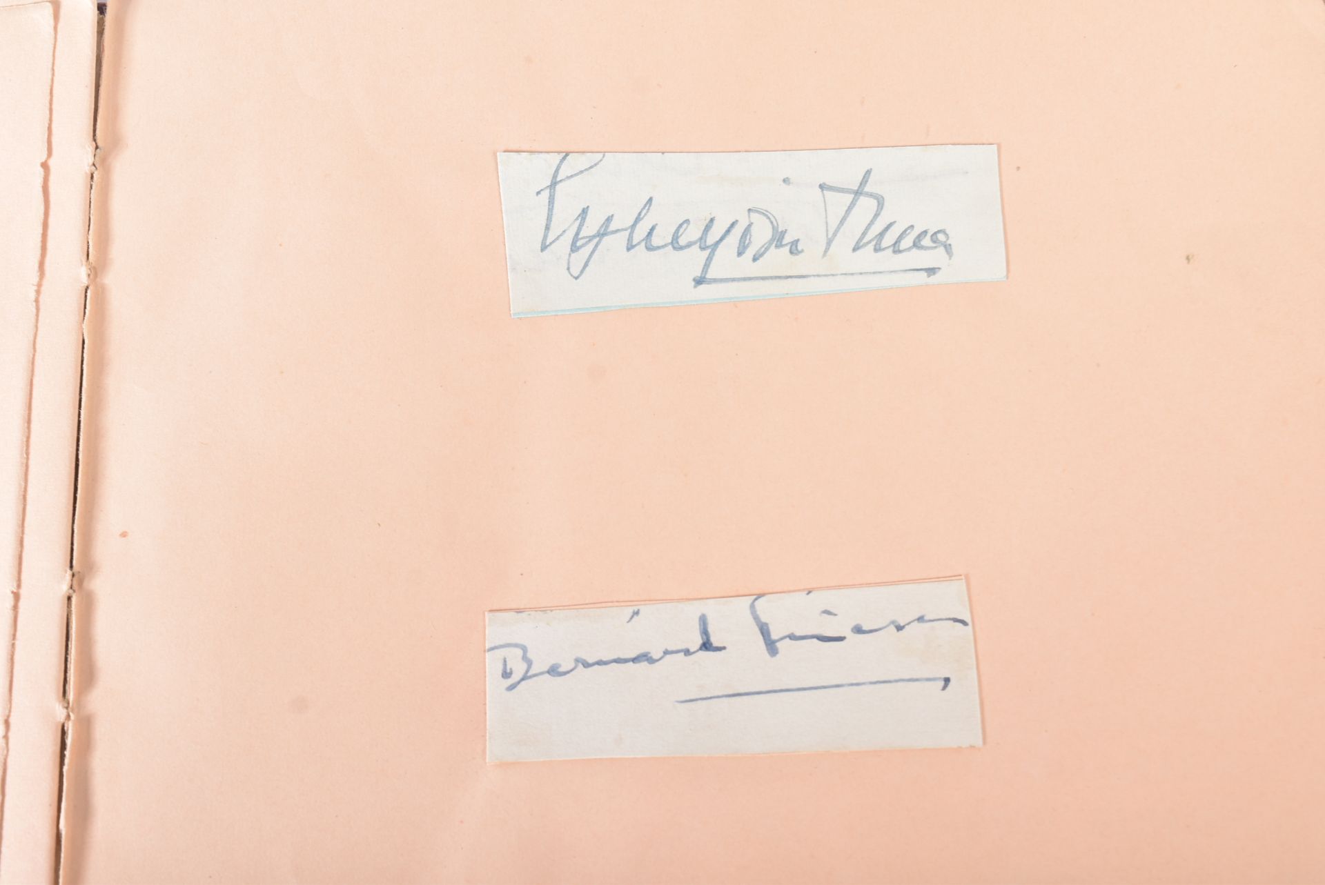 AUTOGRAPH ALBUM INCLUDING LETTER FROM DWIGHT EISENHOWER - Image 8 of 9