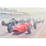 FORMULA 1 RACING - TONY SMITH - BRITISH GREATS - SIGNED PRINT