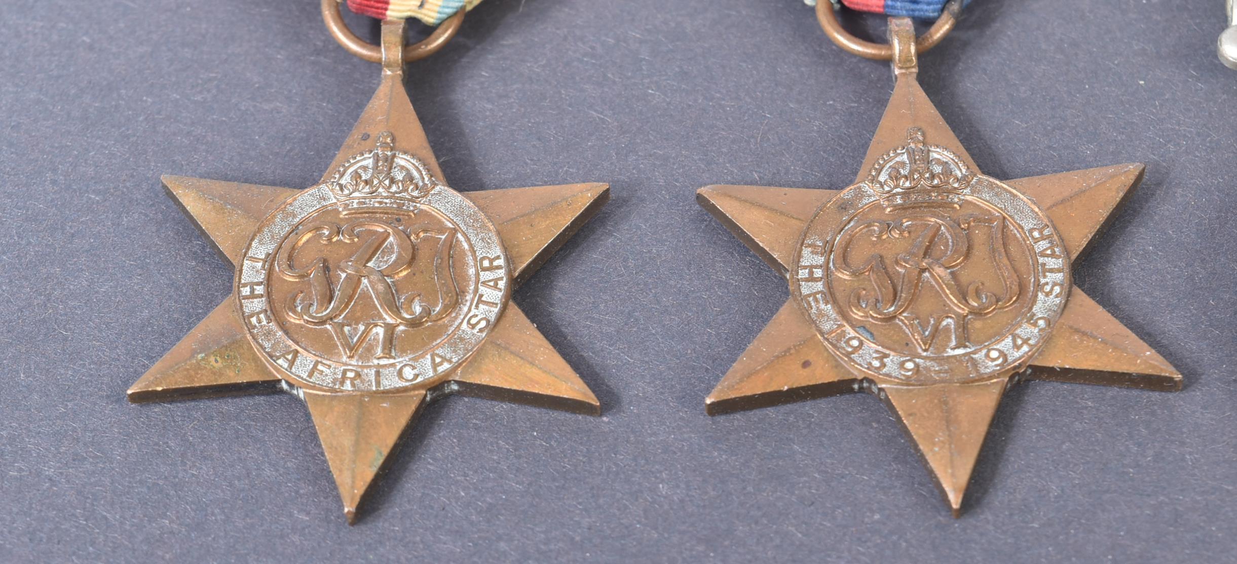 WWII SECOND WORLD WAR MEDAL GROUP - INC AFRICA STAR - Image 3 of 6