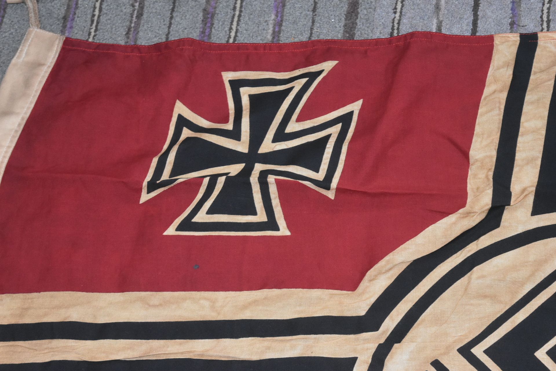 WWII SECOND WORLD WAR GERMAN THIRD REICH BATTLE FLAG - Image 2 of 7