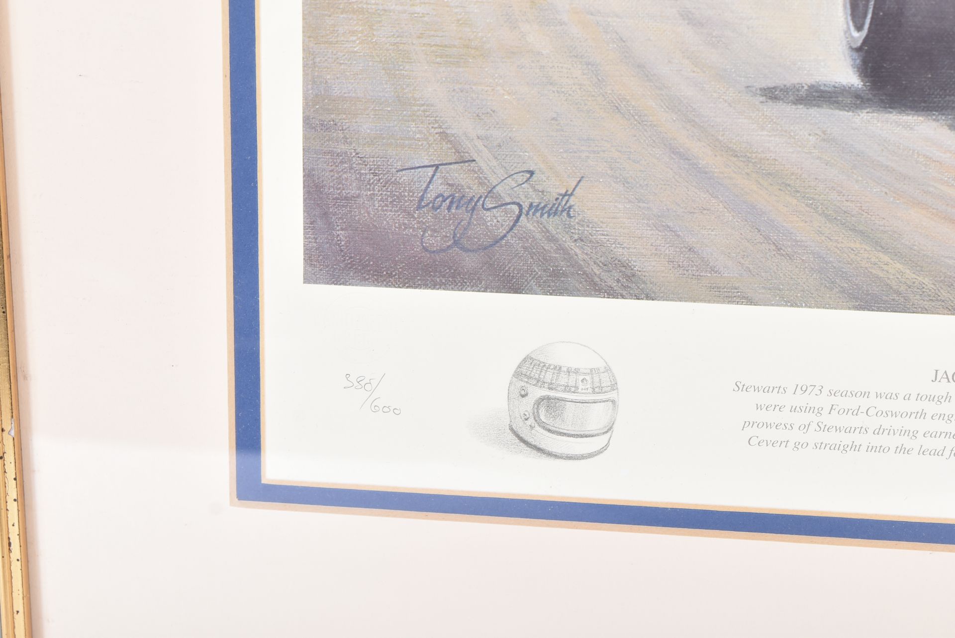 FORMULA 1 RACING - TONY SMITH - BRITISH GREATS - SIGNED PRINT - Image 5 of 6