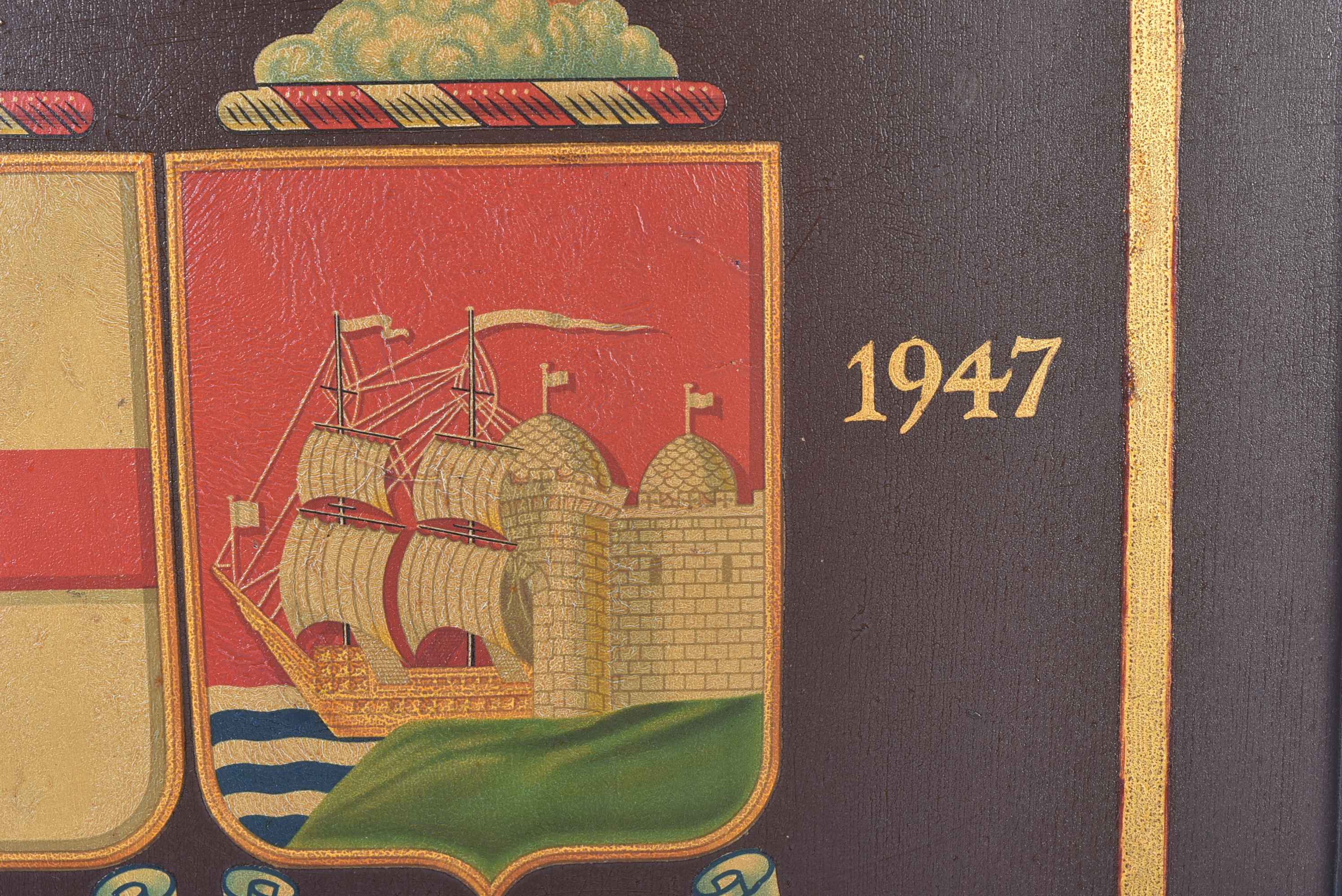 MID 20TH CENTURY VINTAGE GREAT WESTERN RAILWAYS COAT OF ARMS - Image 3 of 5