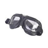 PAIR OF CONTEMPORARY HALCYON COMPACT MOTORCYCLE GOGGLES
