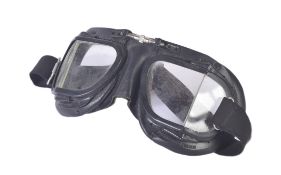 PAIR OF CONTEMPORARY HALCYON COMPACT MOTORCYCLE GOGGLES